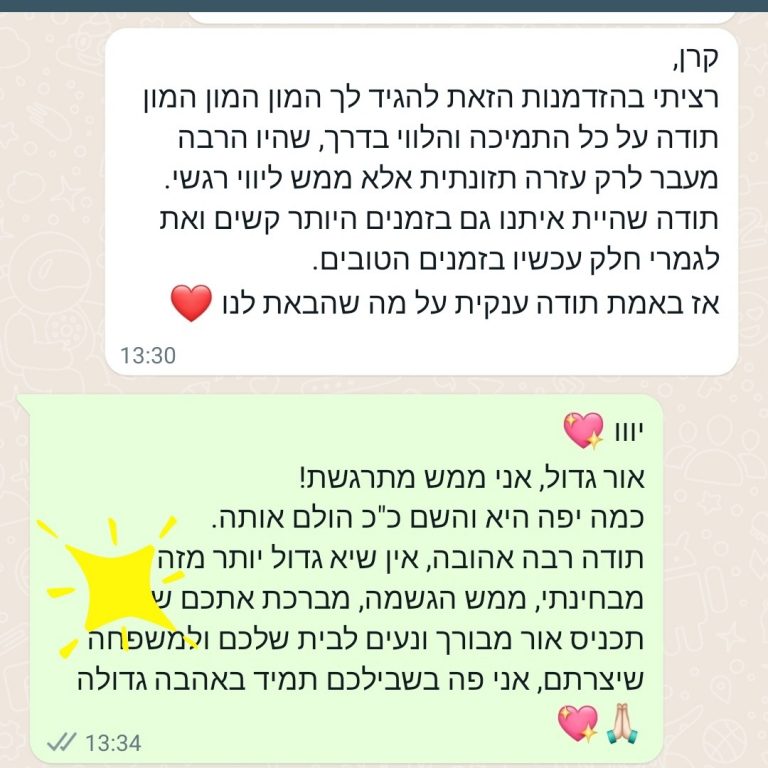 המלצה על קרן זלדמן